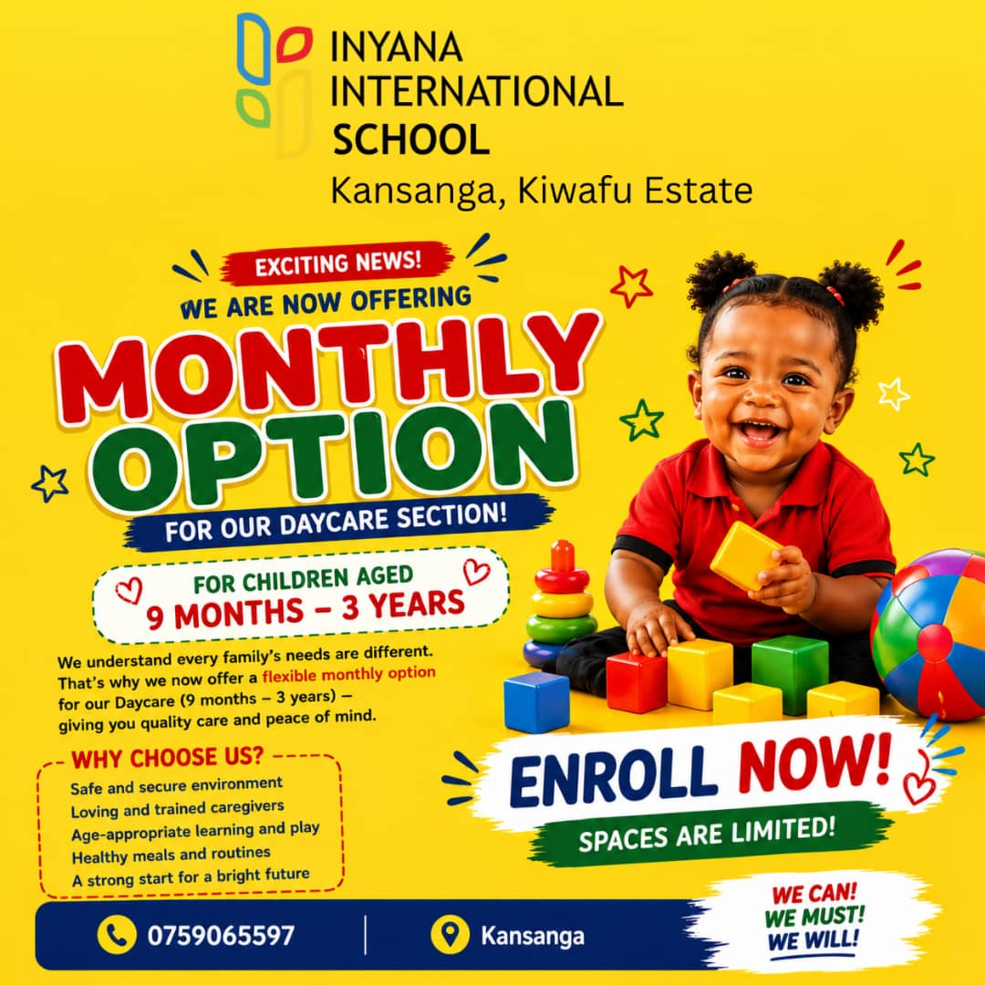 Monthly Daycare Services in Kampala | Inyana International School